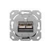 DIGITUS DN-9006-N Cat.6 Modulo50 dupla falon kívüli aljzat 2xRJ45 árnyékolt csatlakozóval