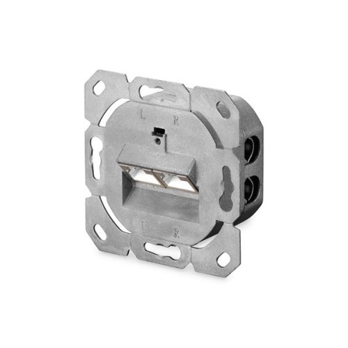 DIGITUS DN-9006-N Cat.6 Modulo50 dupla falon kívüli aljzat 2xRJ45 árnyékolt csatlakozóval