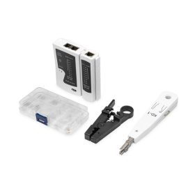 DIGITUS DN-94027 Hálózati szerszám készlet + teszter