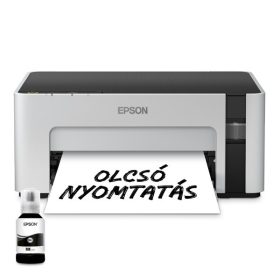   Epson EcoTank M1100 mono nyomtató USB, 5000 oldal tinta a dobozban