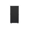 Lanberg FF01-8242-23BL 19" 42U SZÉL:800mm MÉLY:1200mm MAG:2127mm lapraszerelt LCD hálós fémajtós fekete rack szekrény
