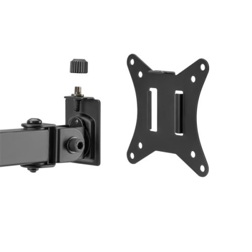 Sbox LCD-352/2-2 17"-32" dönthető, forgatható asztali dual monitor tartó konzol