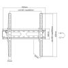 Sbox PLB-2544T-2 32"-70" VESA 400x400 dönthető fali konzol