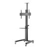 Sbox FS-446-2 FS-224-2 37"-70" VESA 600X400 álló mobil TV állvány