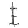 Sbox FS-446-2 FS-224-2 37"-70" VESA 600X400 álló mobil TV állvány