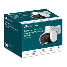   TP-Link VIGI C540V /Kültéri/2x4MP/4-12mm MixedZoom/IR/LED30m/FullColor/Smart/Instant Zoom/ duál-lencsés IP PT kamera