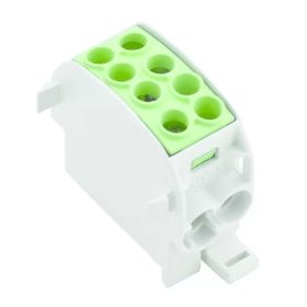   Leipold 202/125A Cu/Al ónozott zöld 2x35+2x25mm2 1P 25mm2/ HLAK 35/25 PE fővezetéki leágazókapocs