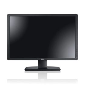   Dell 24" UltraSharp U2412M WUXGA IPS DP/VGA/DVI/USB fekete monitor (Használt A)