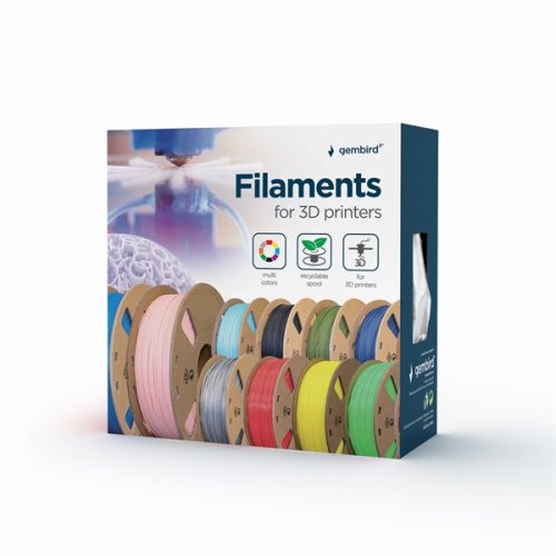 Gembird 3DP-ABS1.75-01-W ABS 1.75mm 1kg fehér filament