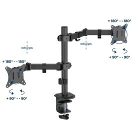   Gembird MA-D2-03 17"-32" kétkaros asztali monitor tartó konzol