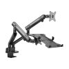 Gembird MA-DA3-02 Full-motion asztali monitor/notebook tartó konzol
