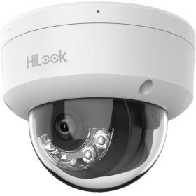   HiLook IPC-D140HA-LU(2.8mm) /Kültéri/4MP/2,8mm/IR/Láthatófény 30m/IK08/MD 2.0/Smart Hybrid Light PoE IP dóm kamera