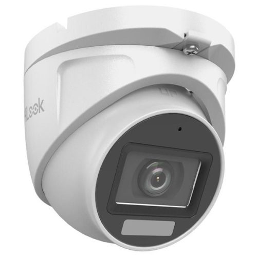 HiLook THC-T157-LMS(2.8mm) /kültéri/5MP/2,8mm/IR30m/Láthatófény 20m/4in1/Smart-Hybrid Light analóg turret kamera