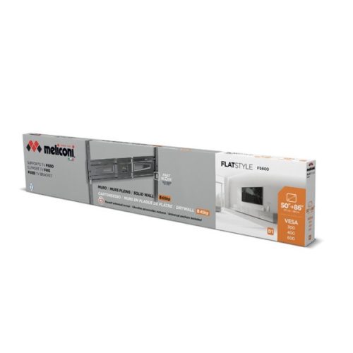 Meliconi Flatstyle FS600 DW 50"-86" fix fali TV konzol
