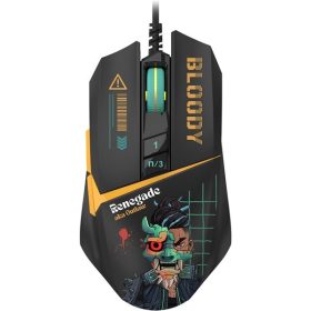   A4-Tech A4TMYS47619 Bloody W63 Max eSport Renegade Midnight RGB vezetékes optikai gamer egér
