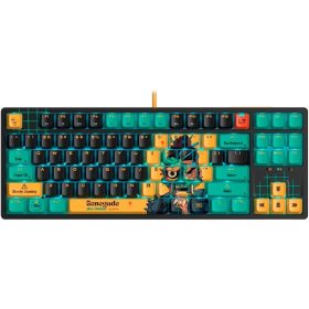   A4-Tech A4TKLA47623 Bloody AT87 US mechanikus (Alpha Switch) RGB Renegade vezetékes gamer billentyűzet