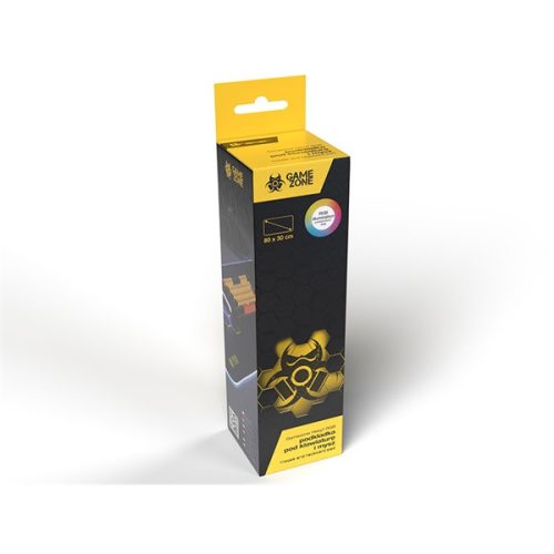 Tracer TRAPAD47546 HEXY1 GameZone 800x300mm RGB világítás texturált szövet fekete billentyűzet és egérpad