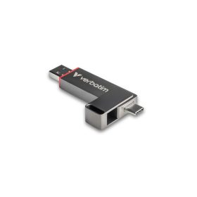   Verbatim 32040 128GB USB 3.2 Gen 1 A/USB-C Dual QuickStick Flash Drive