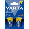 VARTA 4914121422 Longlife Power C (LR14) baby elem 2db/csomag (műanyagmentes csomagolás)