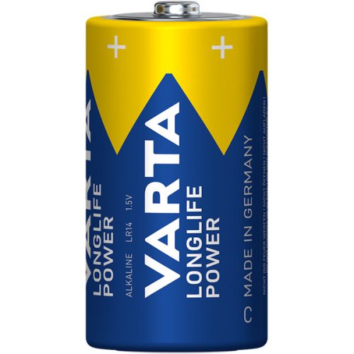 VARTA 4914121422 Longlife Power C (LR14) baby elem 2db/csomag (műanyagmentes csomagolás)