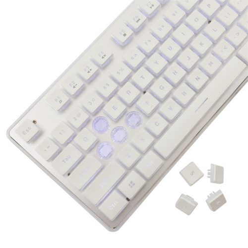 White Shark GK-003241W-US Tachi US fehér gamer billentyűzet