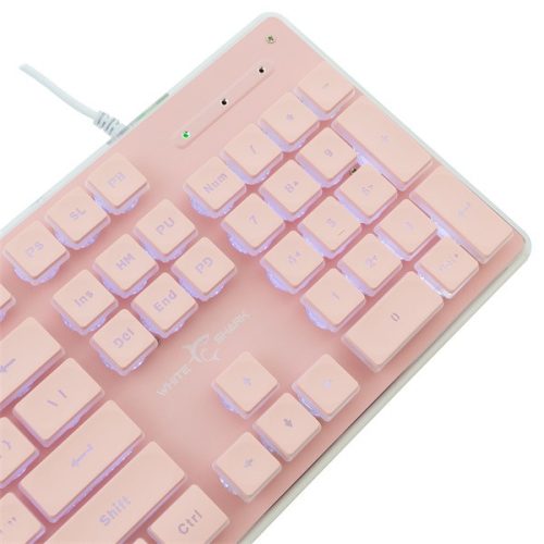 White Shark GK-003441P-US Tachi US pink gamer billentyűzet