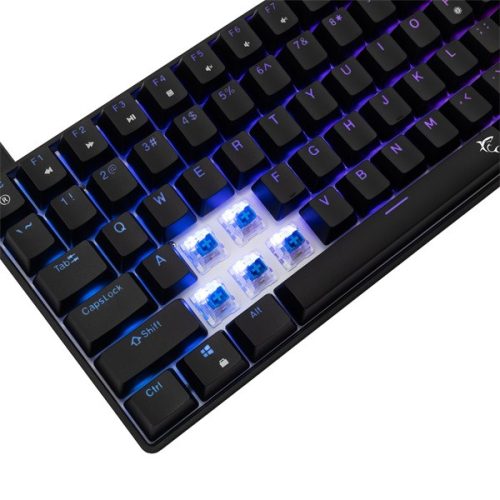 White Shark GK-005121-B/BL-US Hamachi US fekete (blue switch) gamer billentyűzet