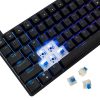 White Shark GK-005121-B/BL-US Hamachi US fekete (blue switch) gamer billentyűzet