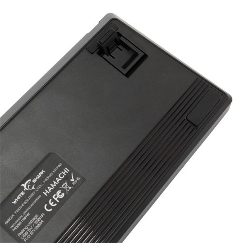 White Shark GK-005121-B/BL-US Hamachi US fekete (blue switch) gamer billentyűzet