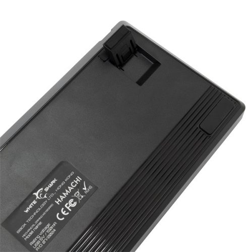 White Shark GK-005121-B/BL-US Hamachi US fekete (blue switch) gamer billentyűzet