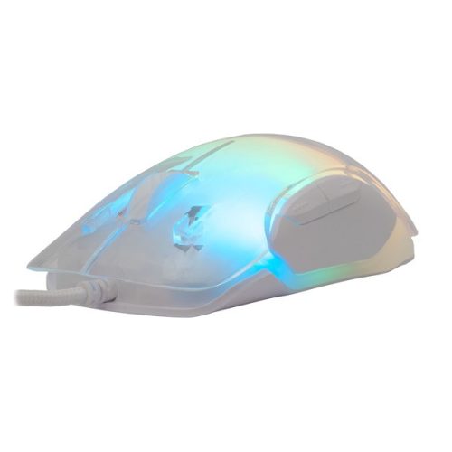 White Shark GM-5017W Mordred fehér gamer egér