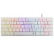 White Shark GK-006211-W/R-US Nagamaki US fehér (red switch) gamer billentyűzet