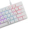 White Shark GK-006211-W/R-US Nagamaki US fehér (red switch) gamer billentyűzet