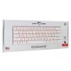 White Shark GK-006211-W/R-US Nagamaki US fehér (red switch) gamer billentyűzet