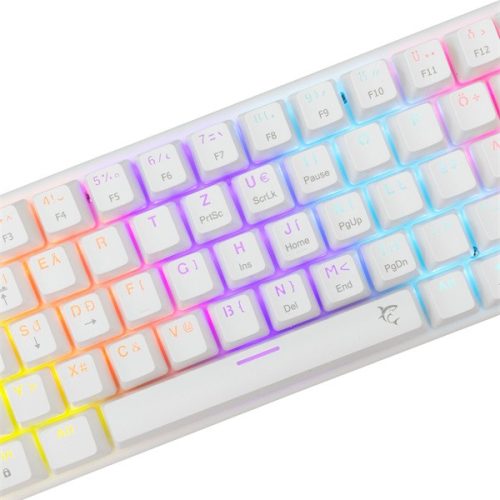 White Shark GK-002223V2-W/BL-HU Wakizashi 2 HUN fehér (blue switch) gamer billentyűzet