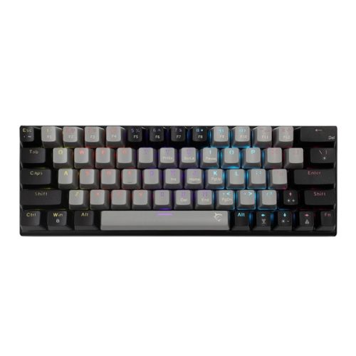 White Shark GK-002713V2-G-B/R-HU Wakizashi 2 HUN szürke-fekete (red switch) gamer billentyűzet