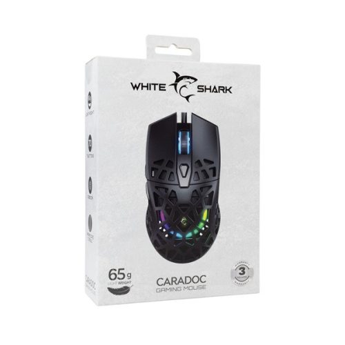 White Shark GM-5018B Caradoc fekete gamer egér