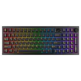   AVAX GM03 PRO 98% HUN Gasket RGB tri-mode mechanikus (Gateron piros switch) billentyűzet