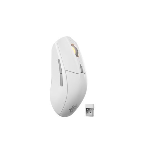 SteelSeries Rival 3 Gen 2 vezeték nélküli fehér gamer egér
