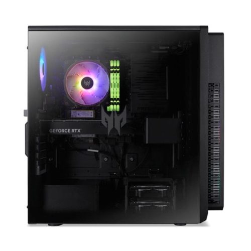 Acer Predator Orion 5000/Core Ultra 7 265F/32GB/2TB SSD/RTX 5080/FreeDOS/fekete asztali számítógép
