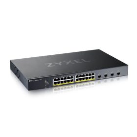   ZyXEL XGS1935-28HP 24xGbE PoE LAN (375W) 4xSFP+ port Lite-L3 smart menedzselhető PoE switch