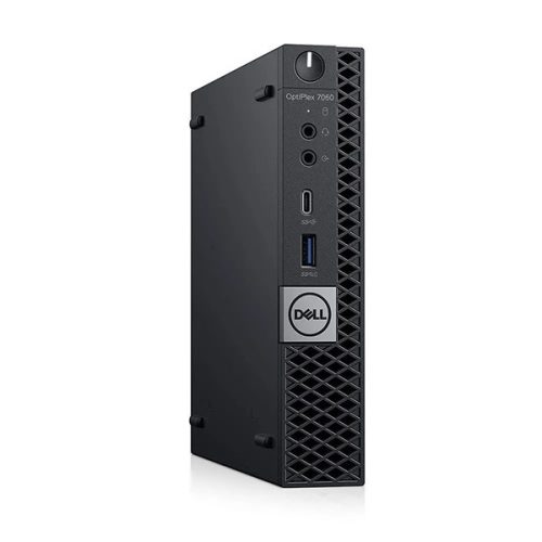 Dell OptiPlex 7060 Micro/i5-8500/16GB/512GB SSD/Win Pro COA/fekete asztali számítógép (Használt A+)