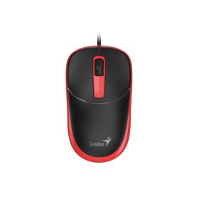 Genius DX-123 EU Vezetékes piros optikai egér