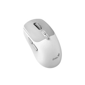   Genius NX-8080S BT Bluetooth + 2.4G fehér/szürke csendes egér Copilot gombbal