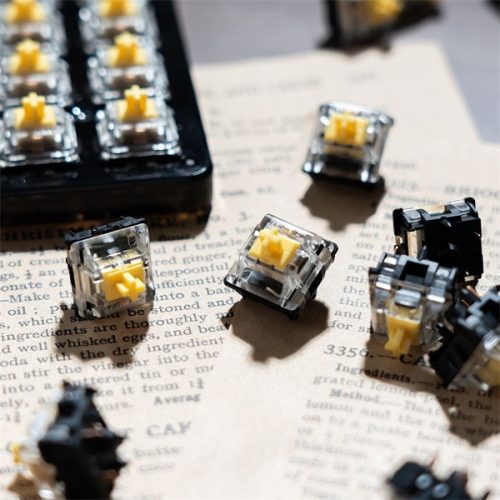 Gateron EF Silent Yellow - Halk Lineáris switch szett (10db)