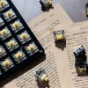 Gateron EF Silent Yellow - Halk Lineáris switch szett (35db)