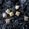 Gateron KS-3X1 Milky Yellow Pro - Lineáris switch szett (10db)