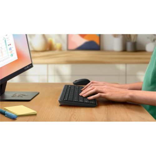 Logitech MK250 HUN grafitszürke vezeték nélküli billentyűzet + egér