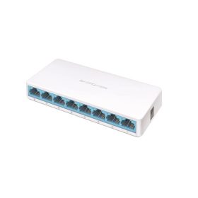   Mercusys MS108 8 portos 10/100 Mbps nem menedzselhető fehér asztali switch