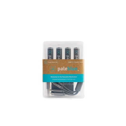 Paleblue PB-AAA-C 4xAAA 600mAh USB-C újratölthető mikro ceruza akkumulátor + töltőkábel